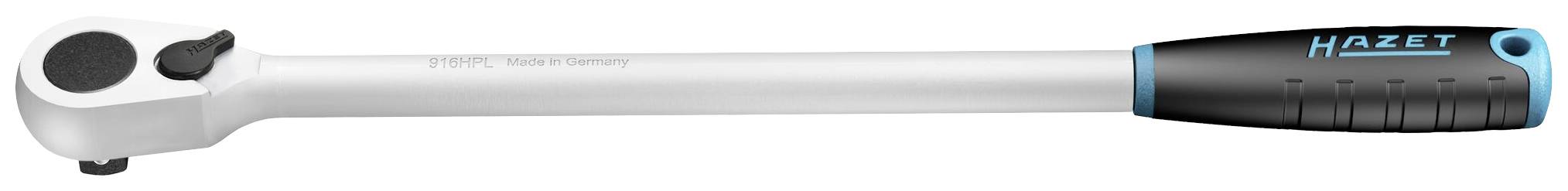 Clé dynamométrique à long levier et poignée ergonomique, adaptée pour serrer des vis et des écrous.