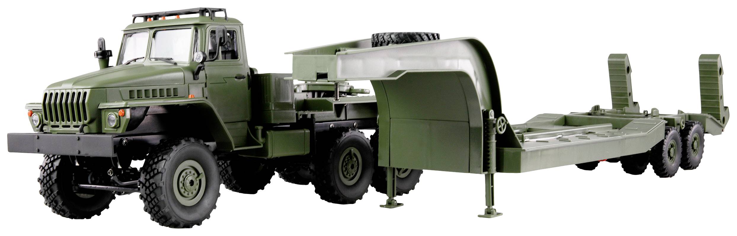 Amewi 22671 Ural B36 1:16 électrique Camion RC prêt à fonctionner (RtR) avec accu et câble de charge, pré-peint, avec effet