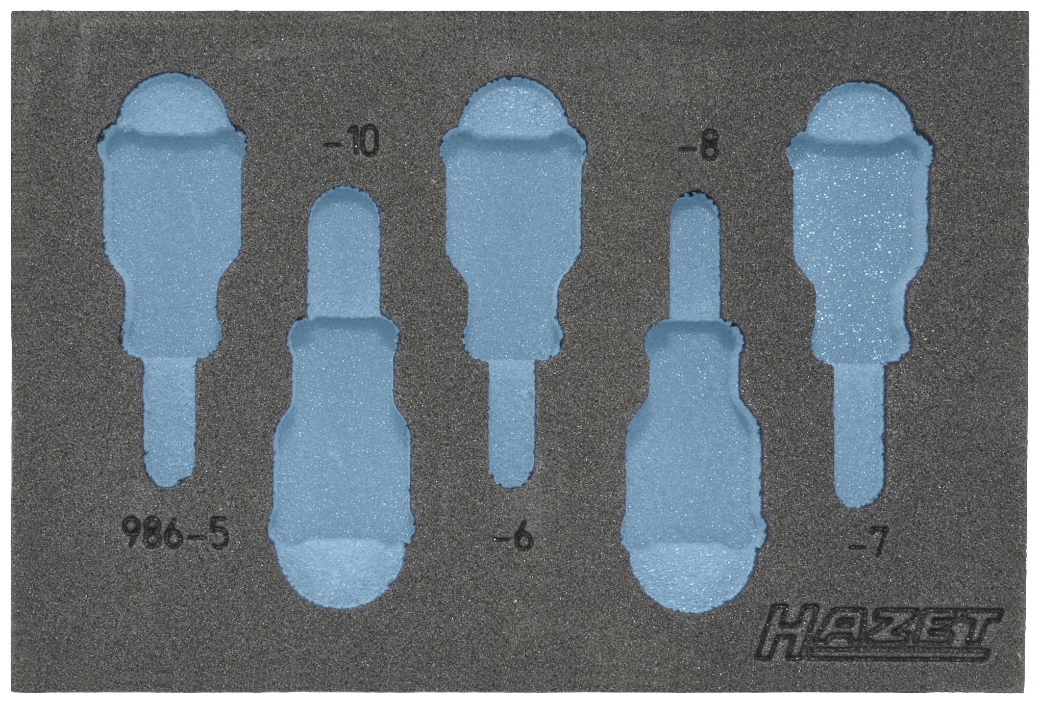 Hazet 163-215L 163-215L Insert en mousse (L x l) 172 mm x 114 mm