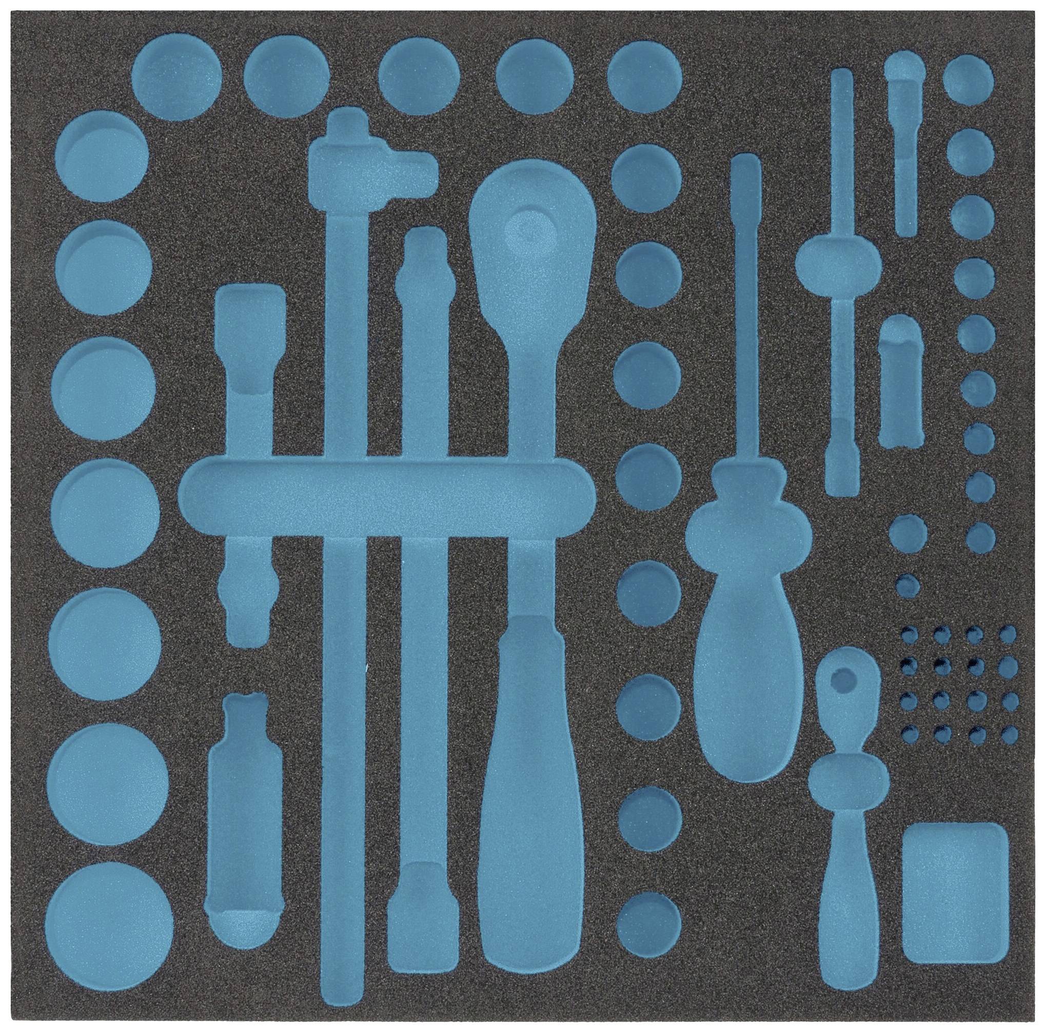 Hazet 163-224L 163-224L Insert en mousse (L x l) 344 mm x 342 mm