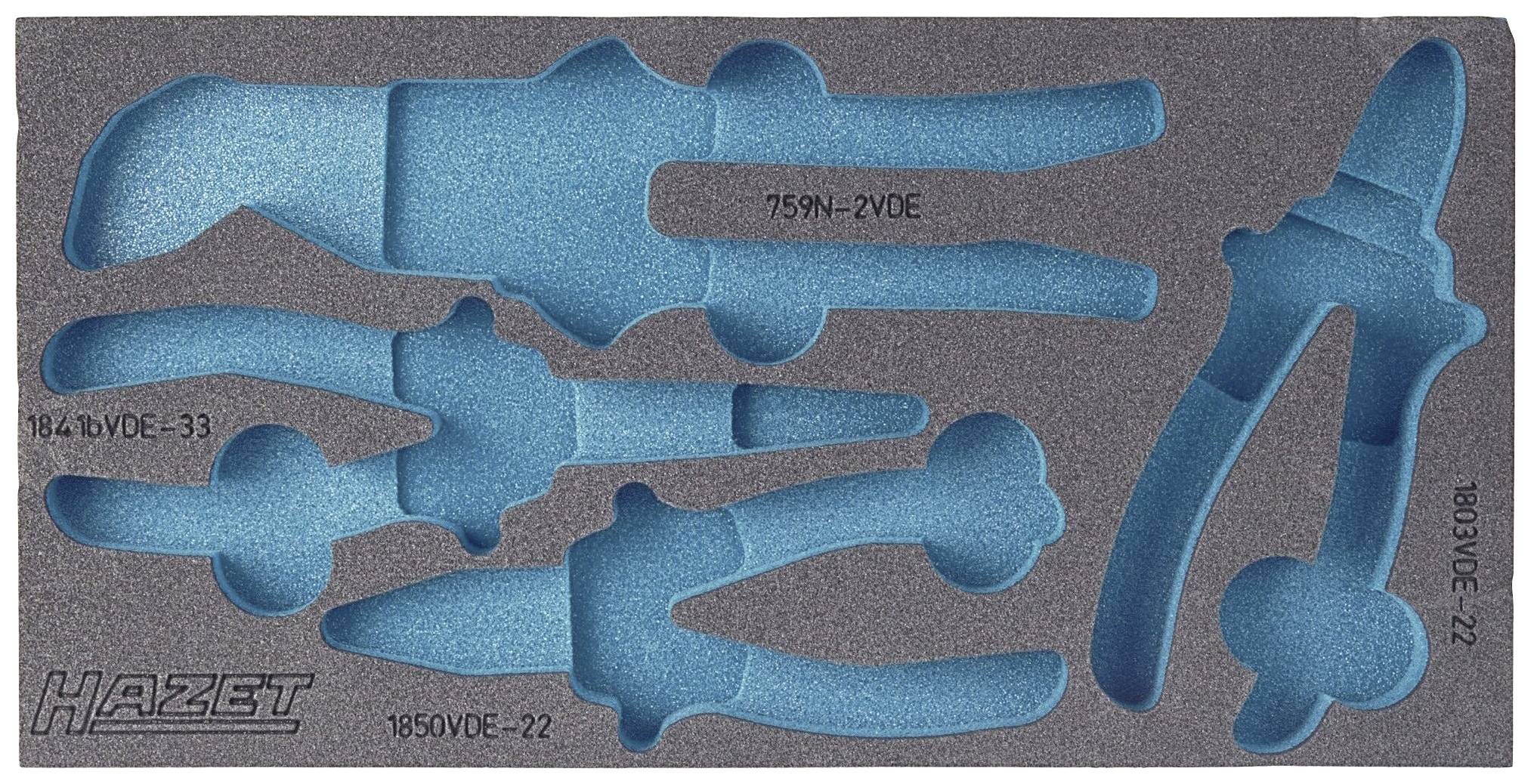 Hazet 163-226L 163-226L Insert en mousse (L x l) 342 mm x 172 mm