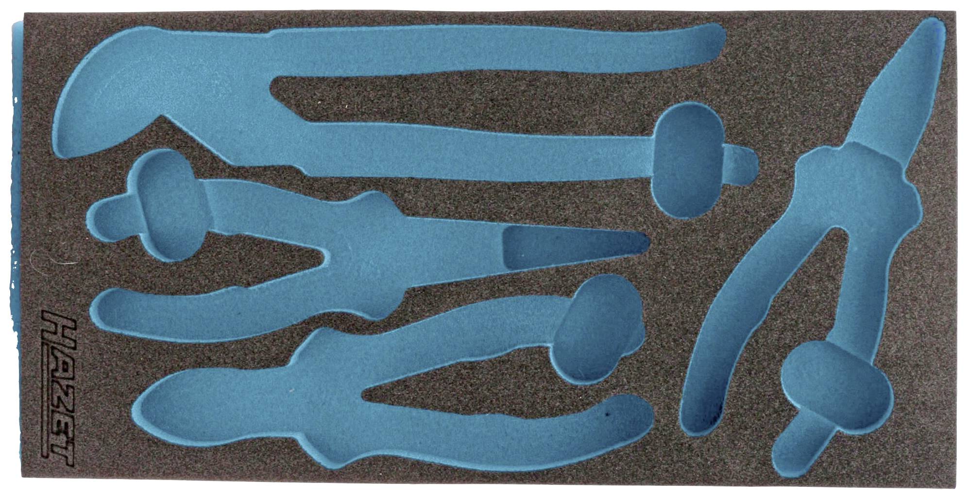 Hazet 163-257L 163-257L Insert en mousse (L x l) 342 mm x 172 mm