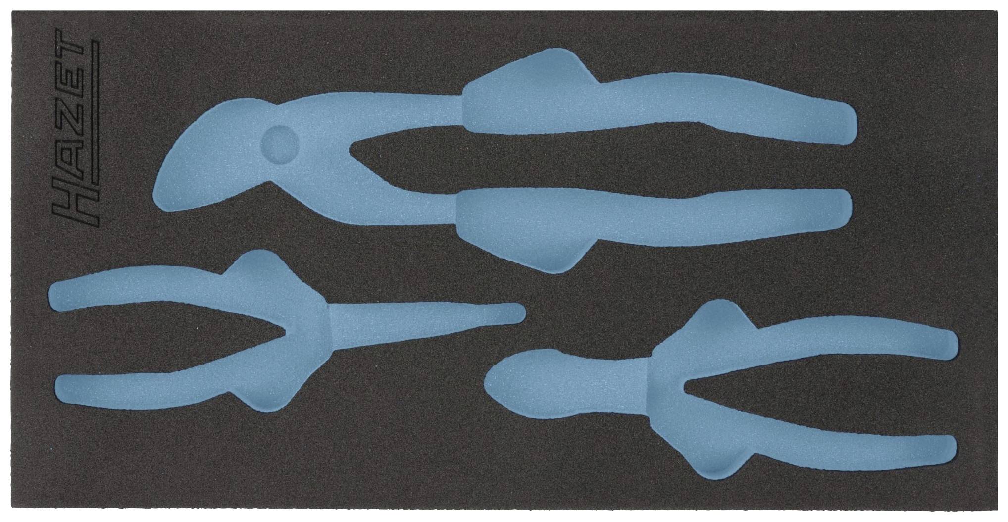 Hazet 163-269L 163-269L Insert en mousse (L x l) 342 mm x 172 mm