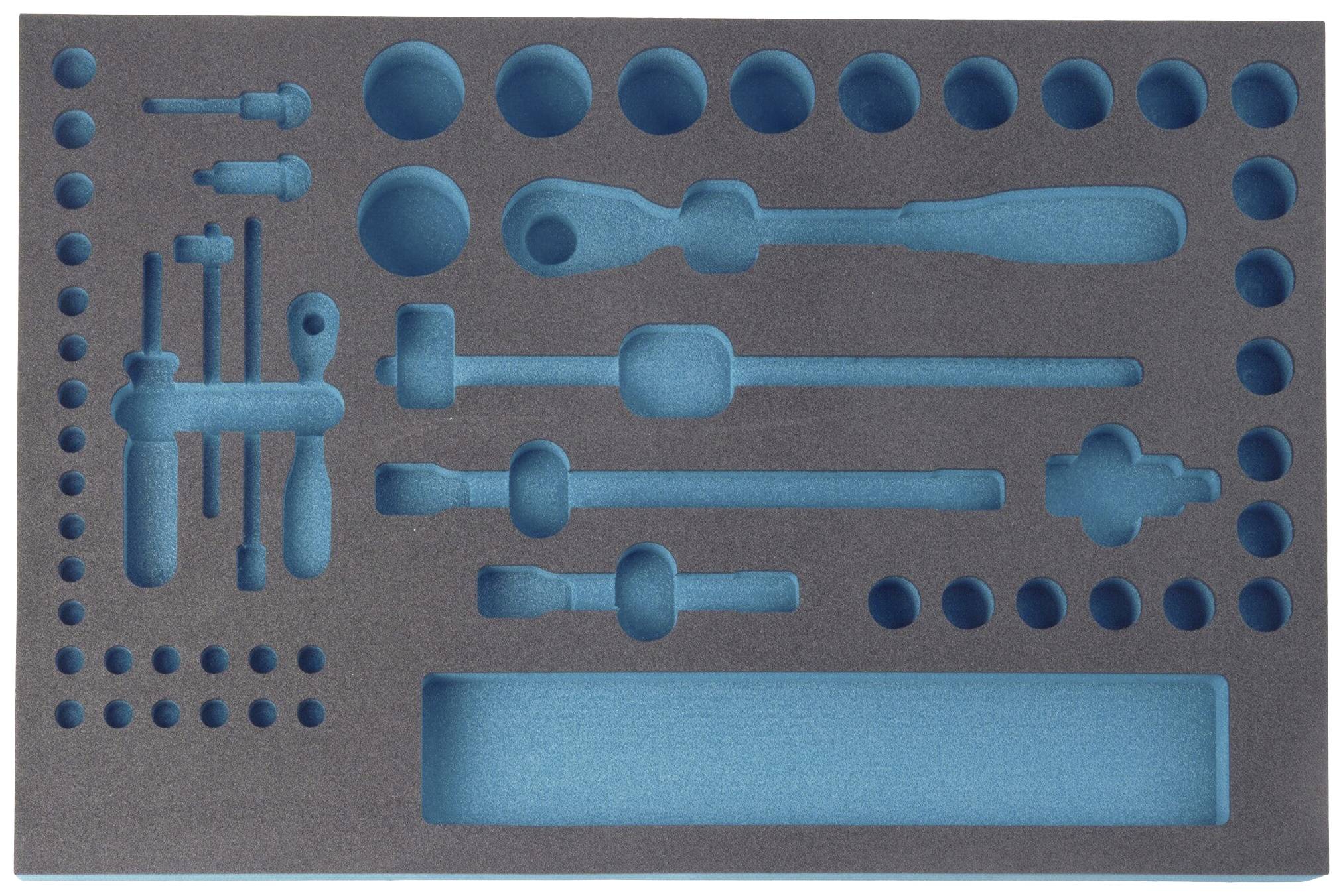 Hazet 163-57L 163-57L Insert en mousse (L x l) 519 mm x 342 mm