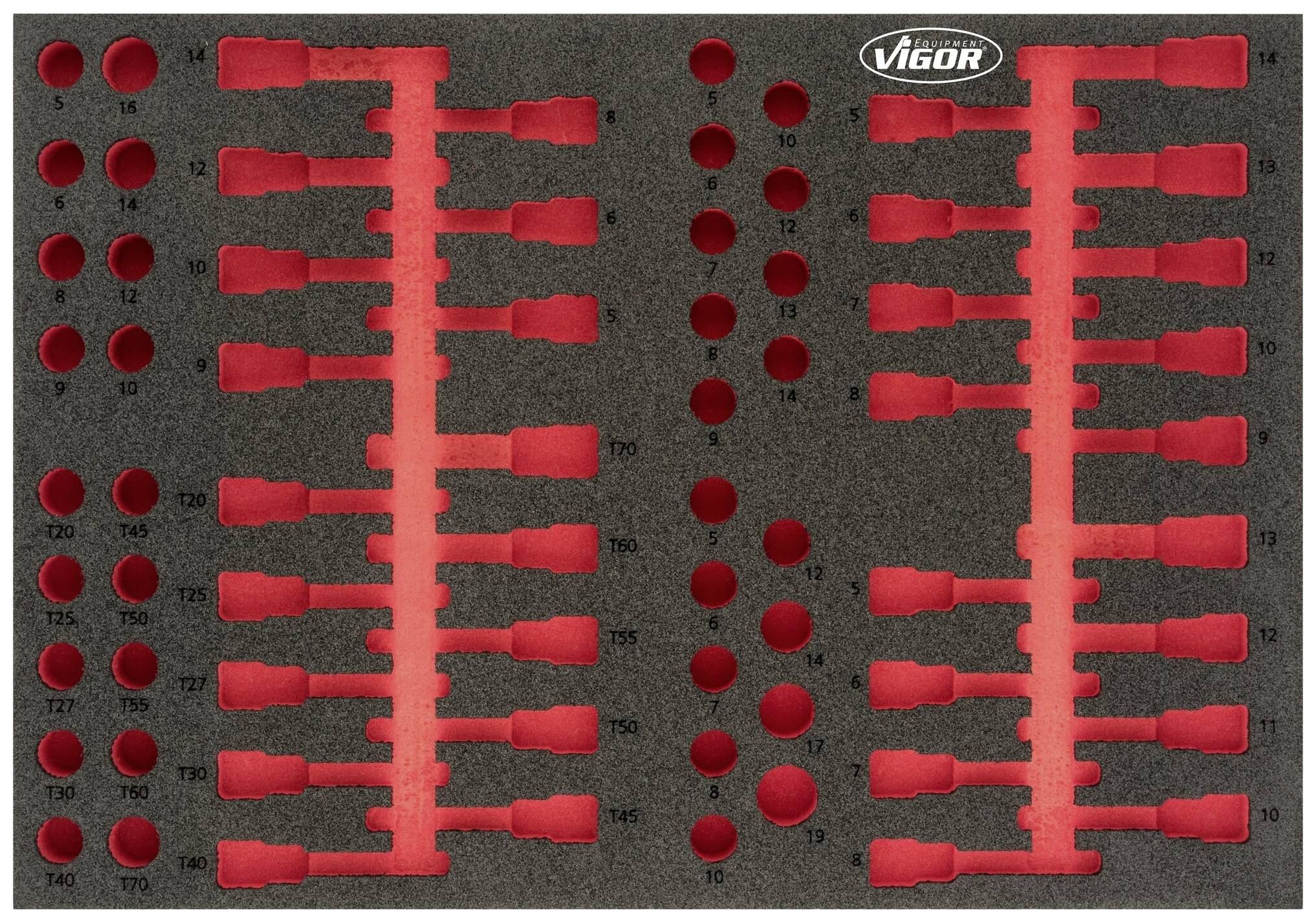 Vigor V4752 V4752 Insert en mousse