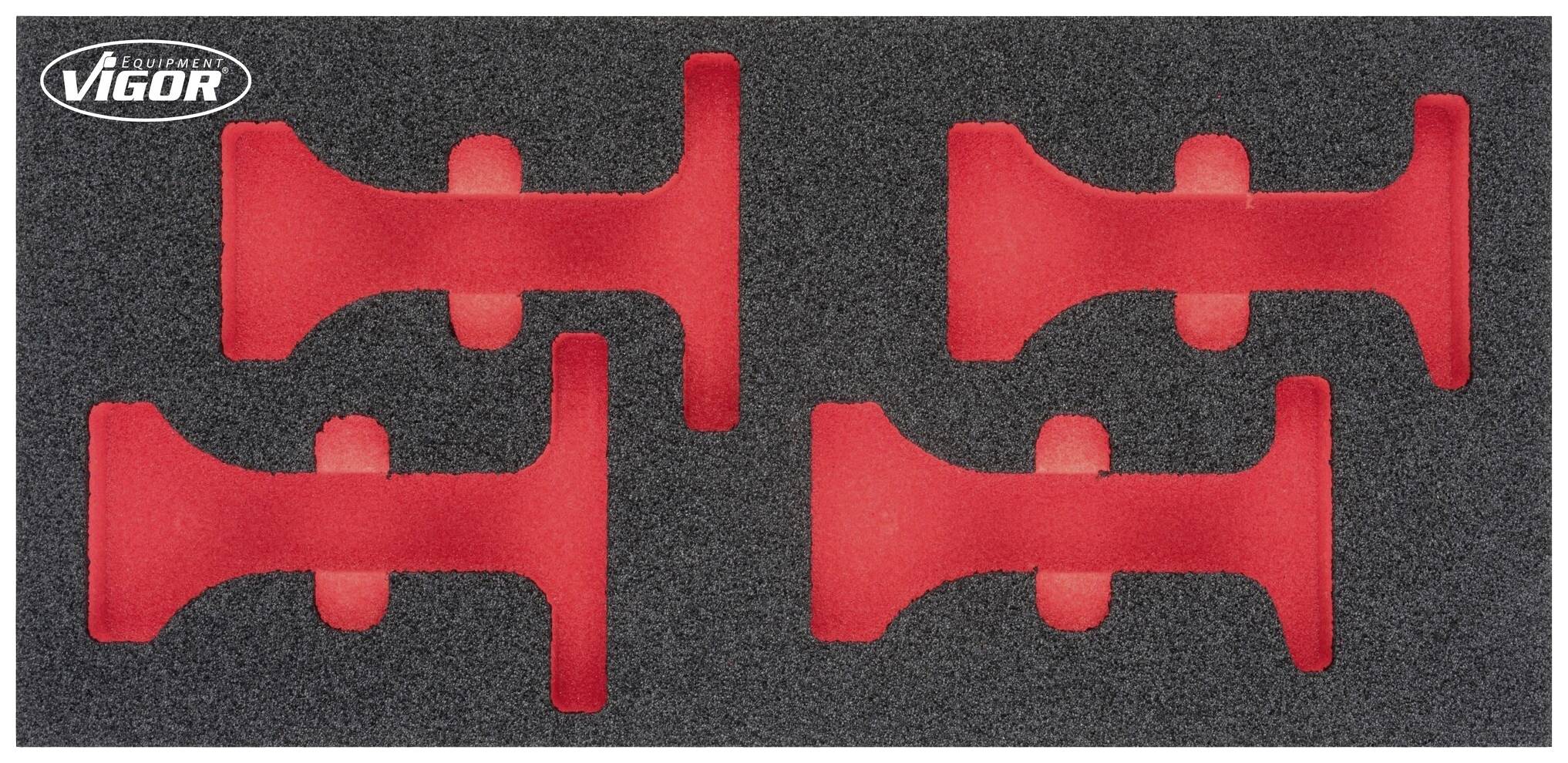 Vigor V4915-L V4915-L Insert en mousse (L x l) 393 mm x 188 mm