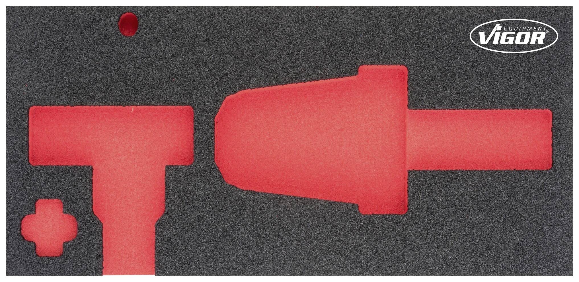 Vigor V4921-L V4921-L Insert en mousse (L x l) 393 mm x 188 mm