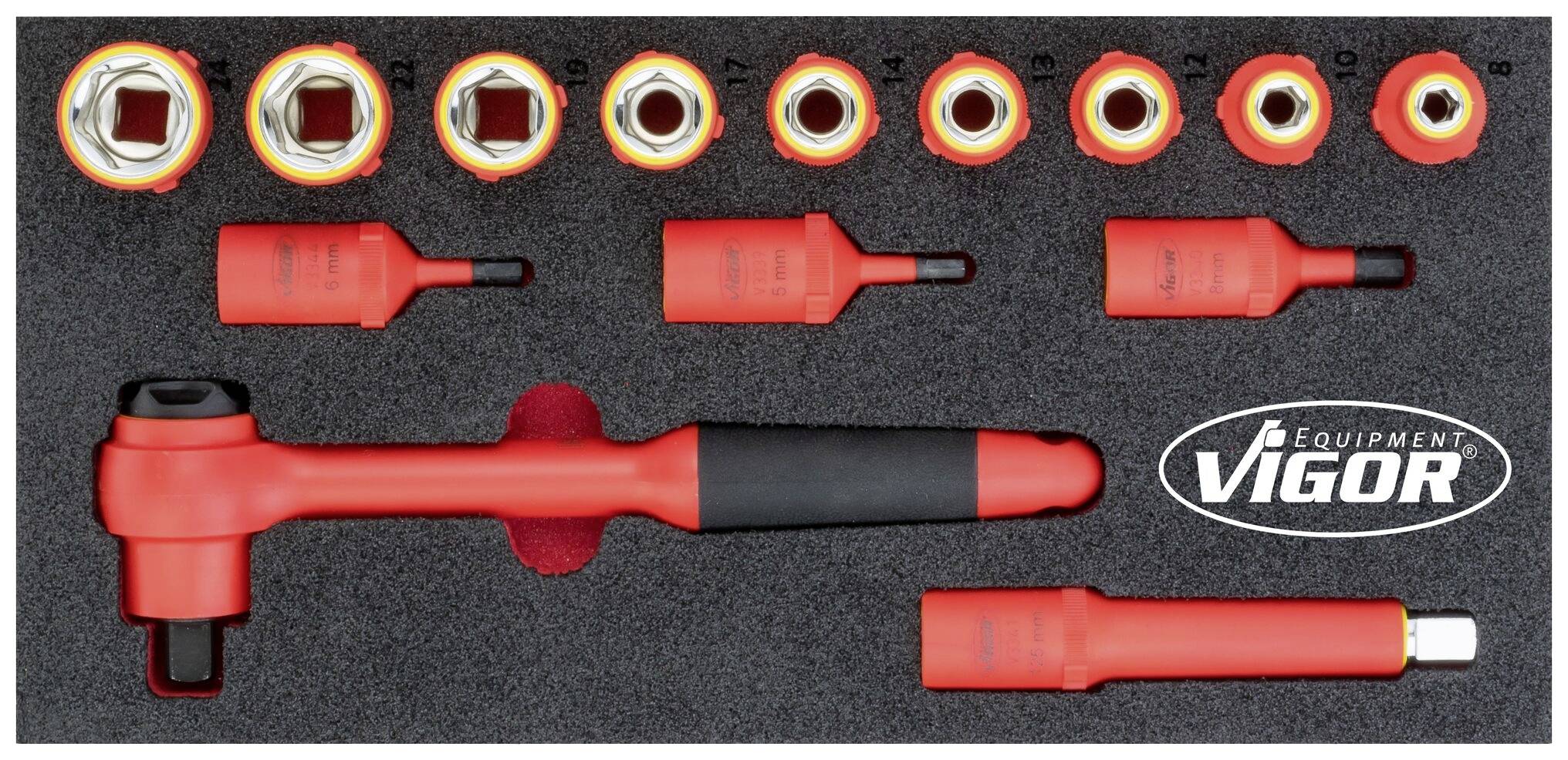 Vigor V5011 Jeu de clés à douille V5011