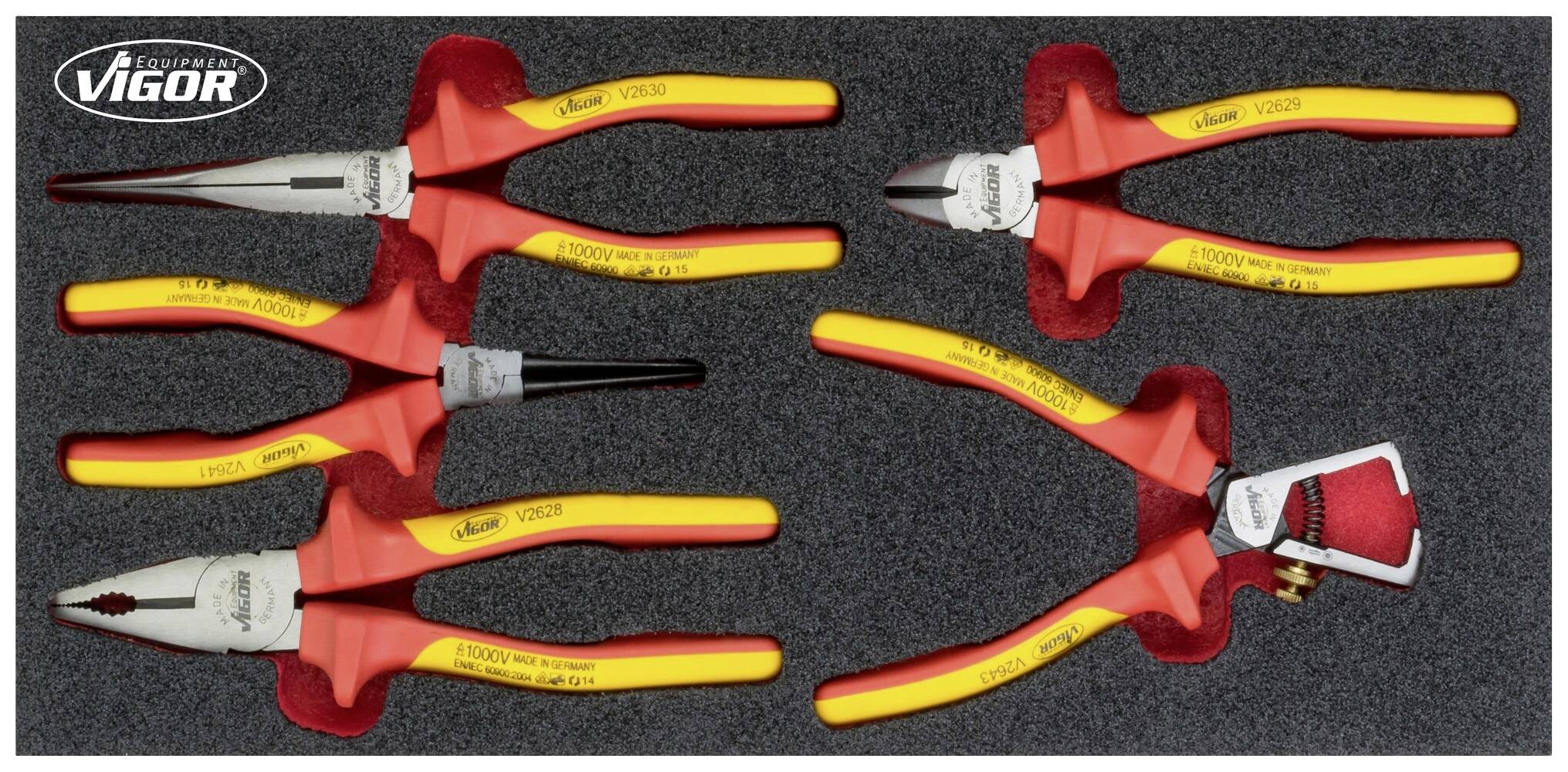 Vigor V5015 Assortiment d'outils VDE