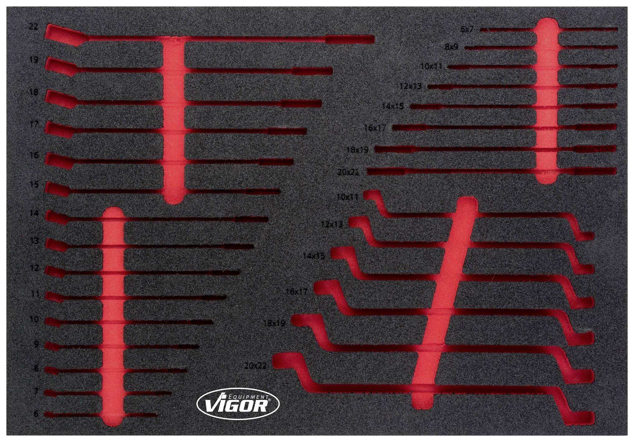 Vigor V6726-L V6726-L Insert en mousse