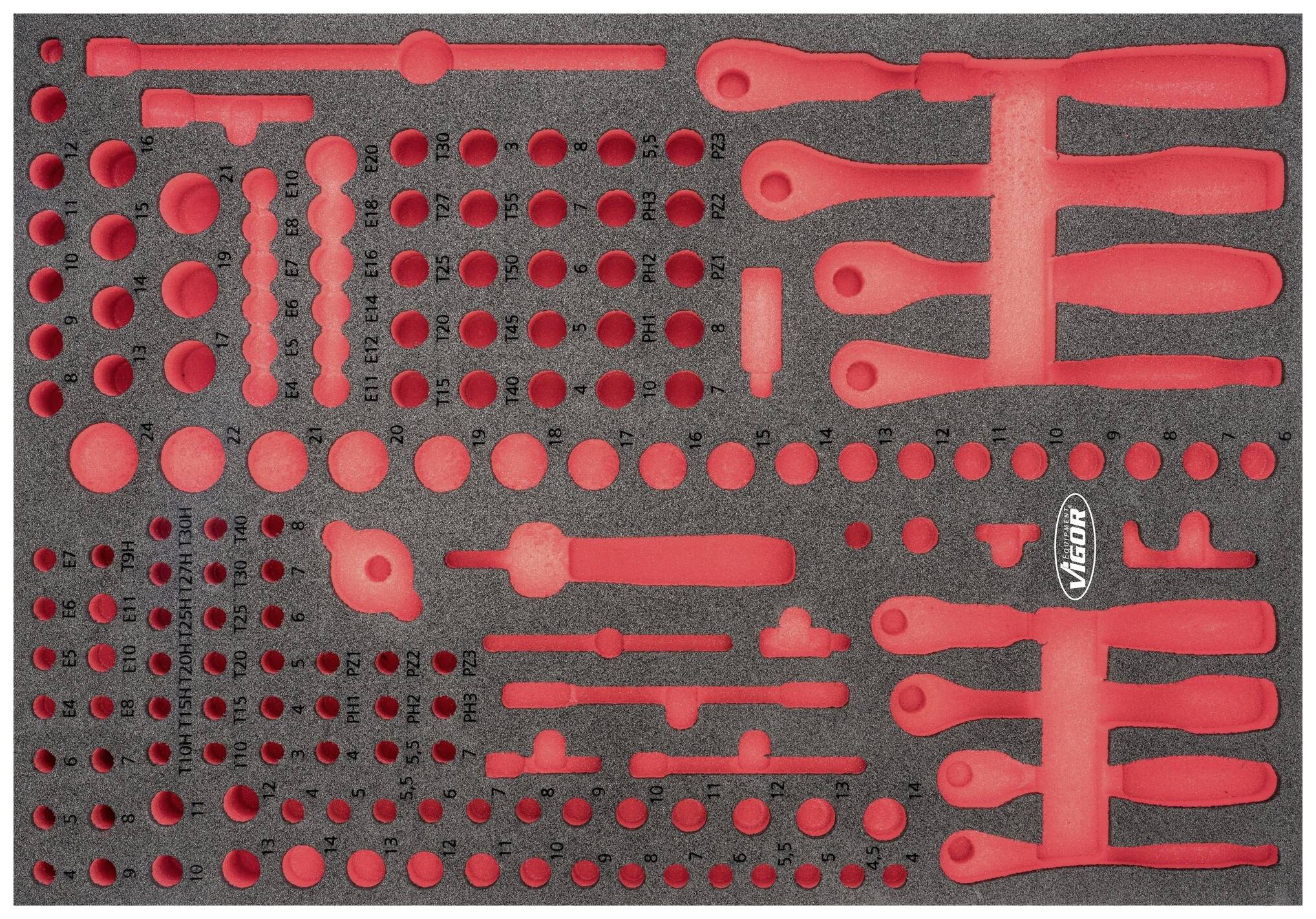 Vigor V6821-L V6821-L Insert en mousse