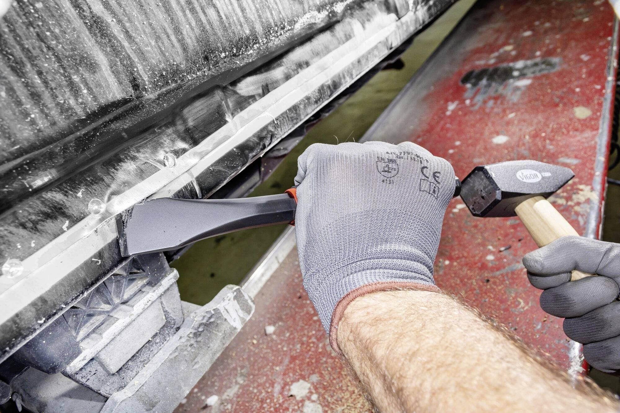 Vigor Jeu de burins plats V6220/4