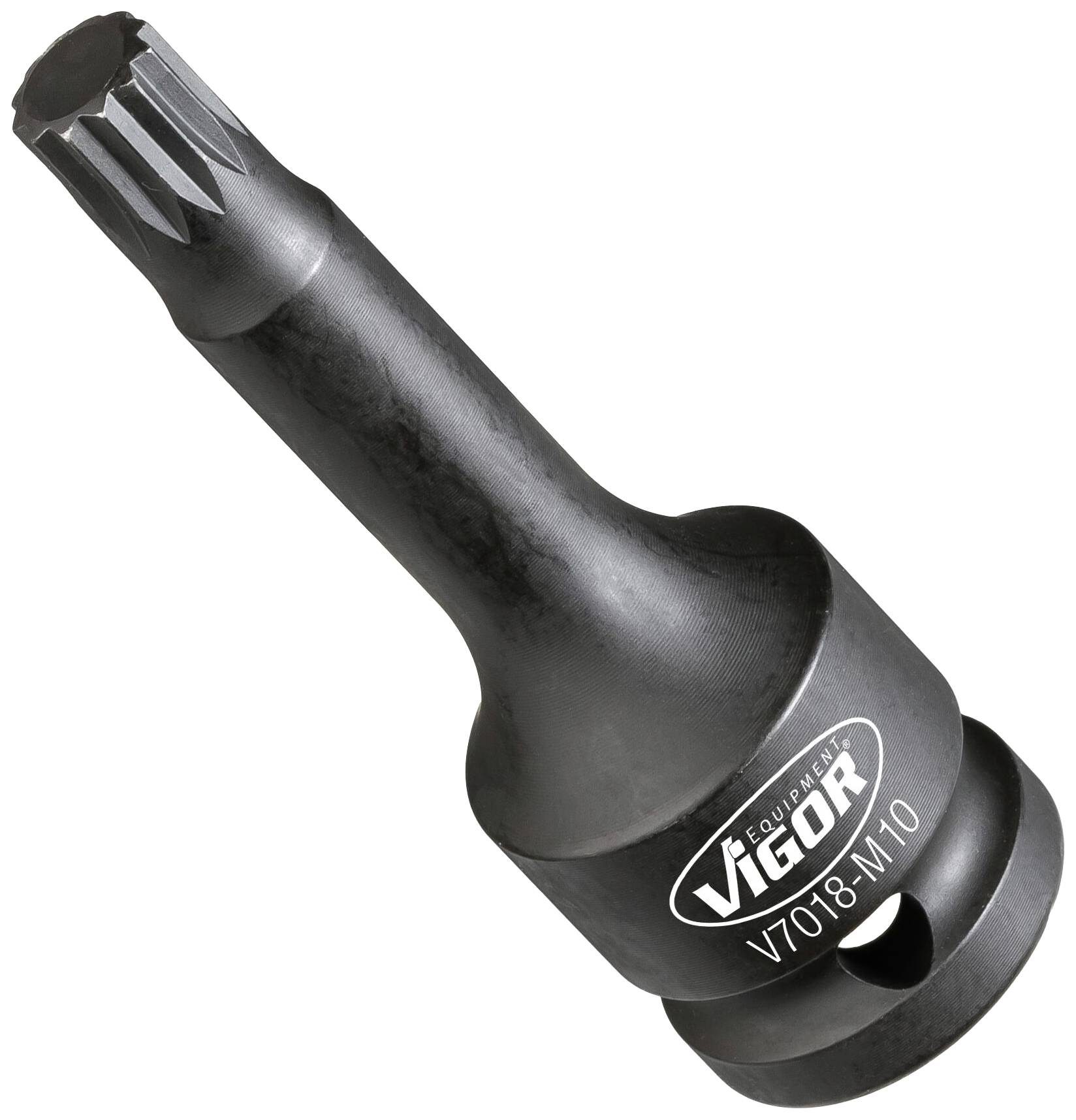 Embout de précision VIGOR Noir, Modèle V7018-M10, en métal. Outil pour applications techniques.