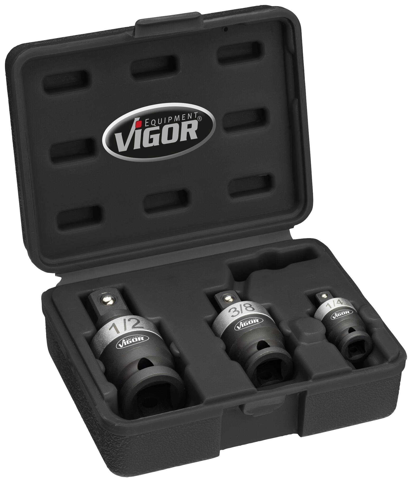 Vigor V5505 V5505 Jeu de bobines d'aticulation Propulseur 1/4" (6.3 mm), 3/8" (10 mm), 1/2" (12.5 mm) Sortie 1/4" (6.3 mm), 3/8"