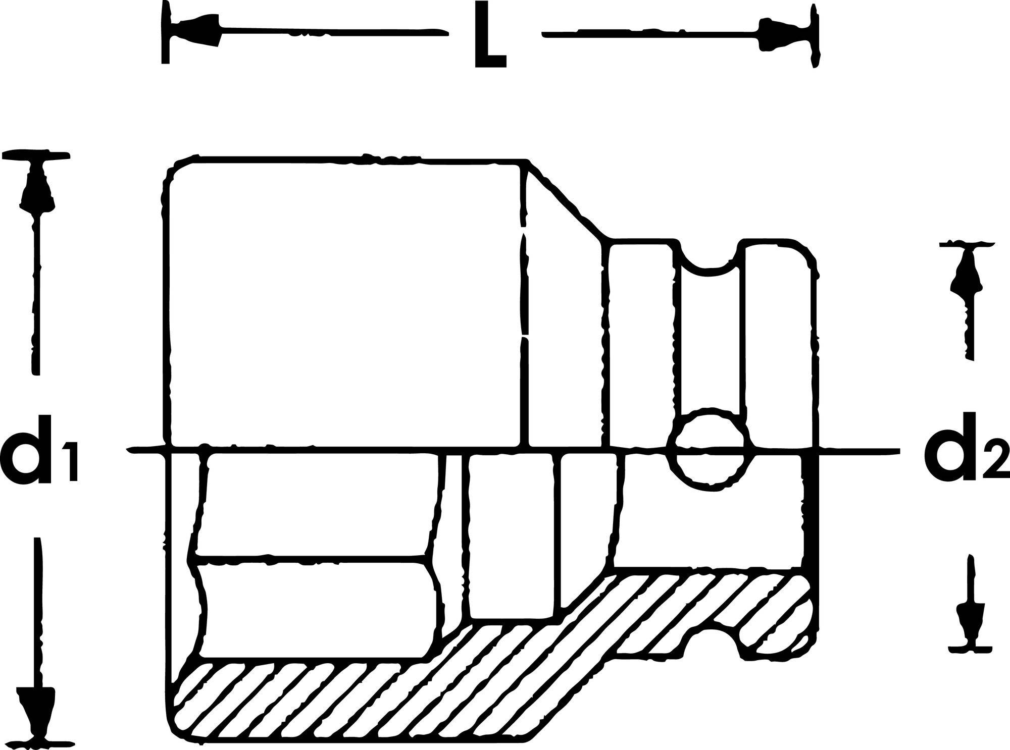 Vigor V5025 V5025 Douille pour perceuse à percussion 24 mm