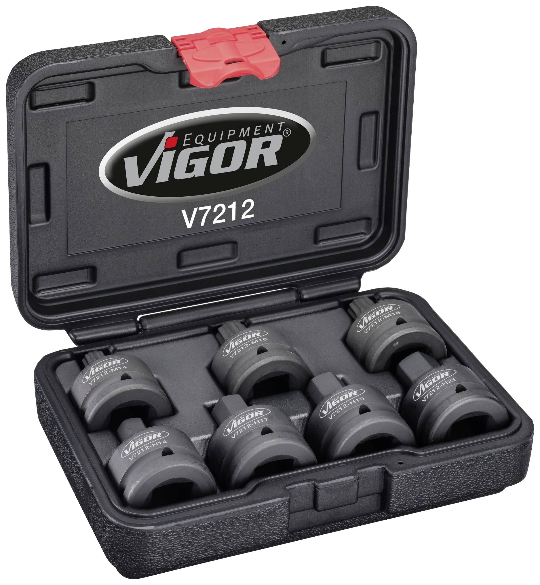 Vigor V7212 Set d'embouts pour perceuse à percussion V7212
