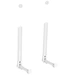 My Wall HZ 19 WL Support pour barre de son mobile blanc 2 pc(s) My Wall HZ 19 WL Support pour barre de son mobile blanc 2 pc(s)