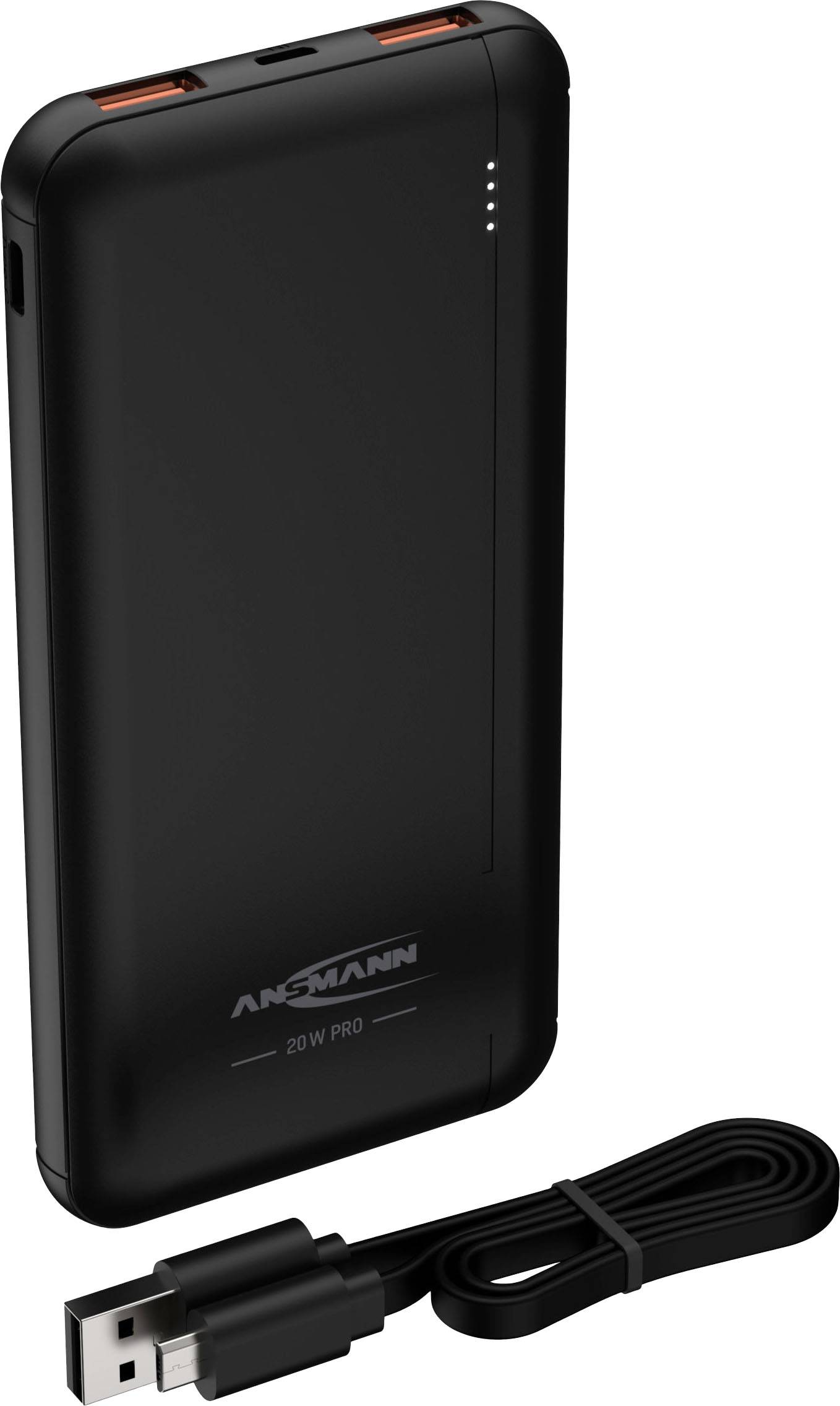 Ansmann PB320PD Powerbank (batterie supplémentaire) 10000 mAh Power Delivery Li-Ion USB-A, USB-C® noir
