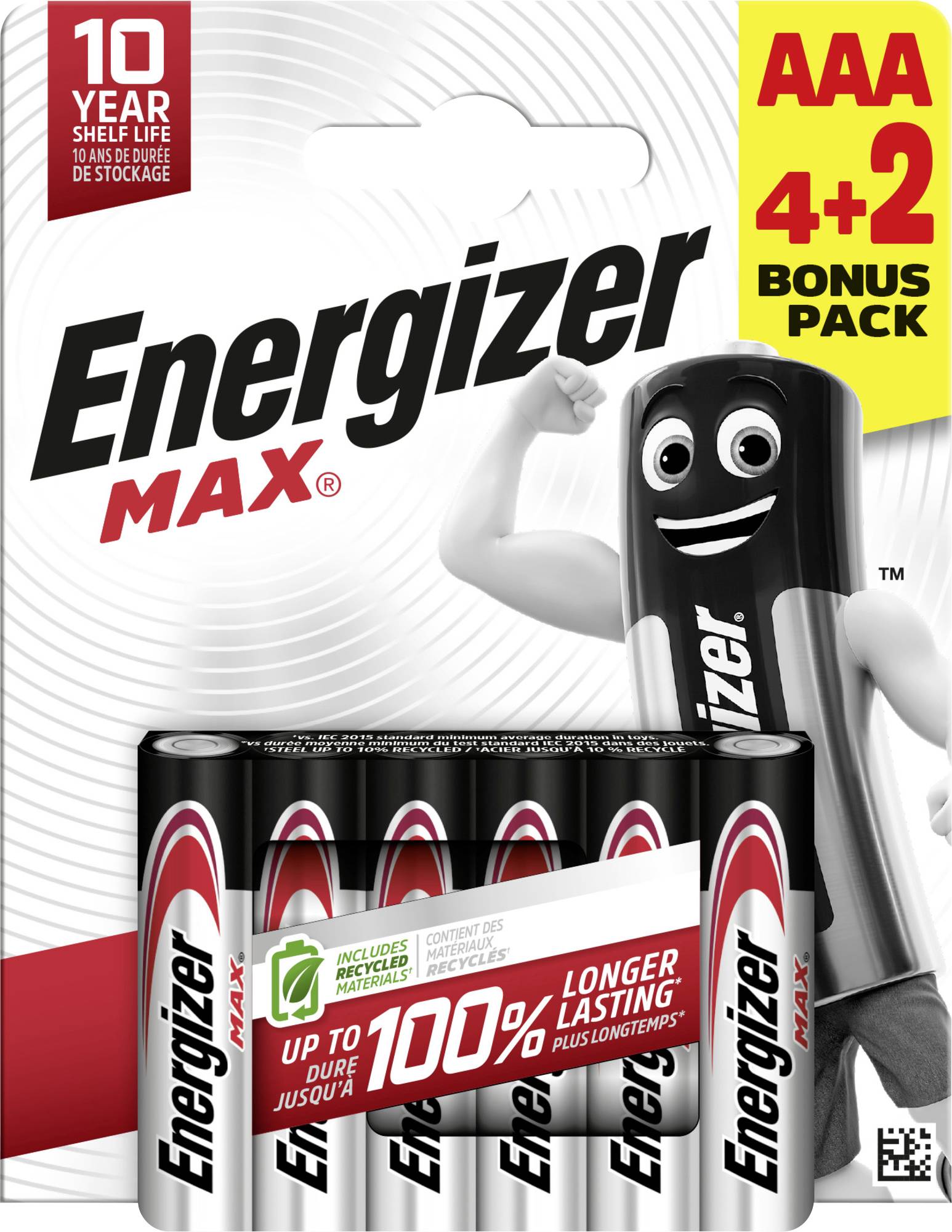 Pile LR3 (AAA) alcaline(s) Energizer Max 1.5 V 6 pc(s)