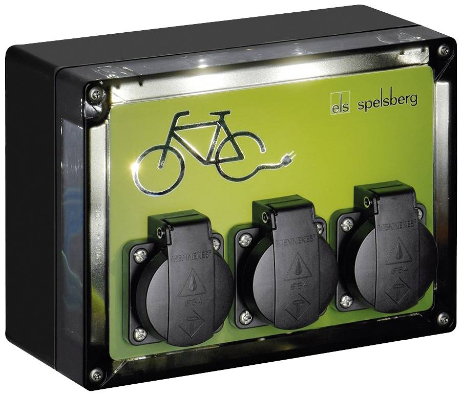 Spelsberg TG BCS 3 BE/FR LED Chargeur pour batterie de vélo électrique
