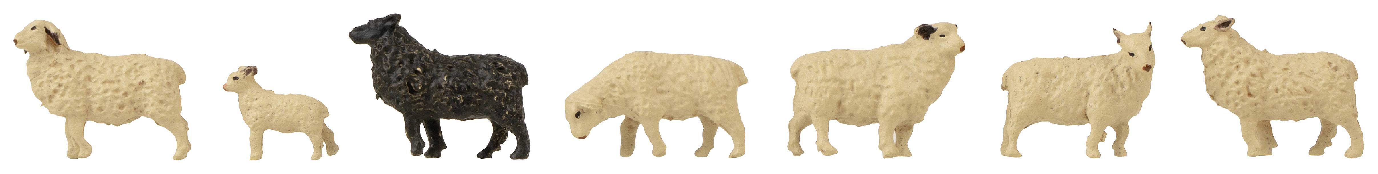 Faller H0 SET de figurines Mini-Sound pour moutons modèle fini