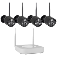 Smartwares CMS-30300 CMS-30300 radio, Wi-Fi IP-Set de surveillance sans filavec 4 caméras1920 x 1080 pixels Smartwares CMS-30300 CMS-30300 radio, Wi-Fi IP-Set de surveillance sans filavec 4 caméras1920 x 1080 pixels
