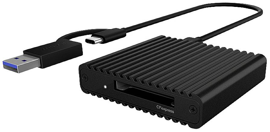 ICY BOX IB-CR404-C31 Lecteur de carte mémoire externe USB-C®, USB 3.1 (2è gén.) noir
