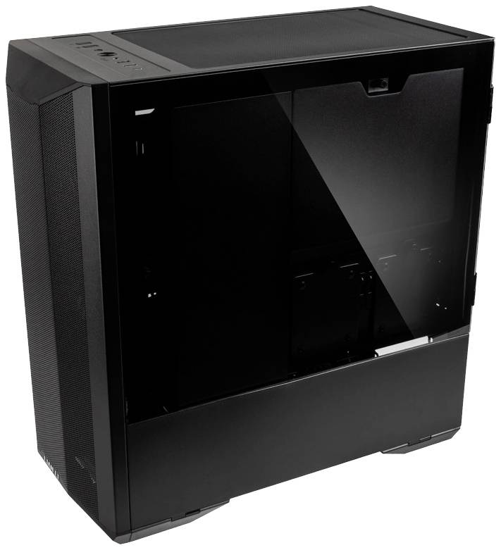 Tour midi Lian Li LANCOOL II Mesh C RGB Boîtier PC, Boîtier gaming noir 3 ventilateurs LED pré-installés, filtre anti-poussière