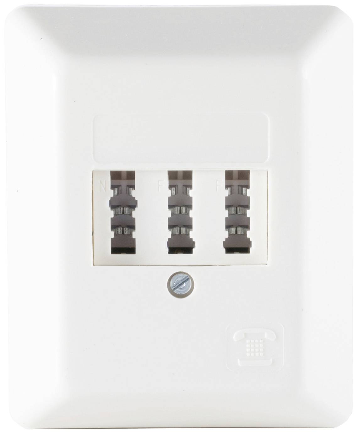 Shiverpeaks Prise téléphone Téléphone montage apparent (en saillie) blanc