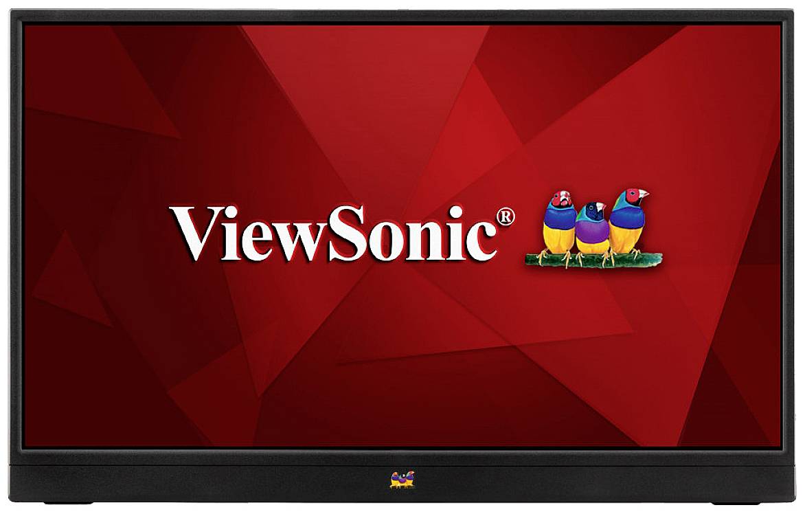 Moniteur LED Viewsonic VA1655 CEE C (A - G) 39.6 cm 15.6 pouces 1920 x 1080 pixels 16:9 7 ms mini-HDMI™, audio, stéréo (jack 3.5