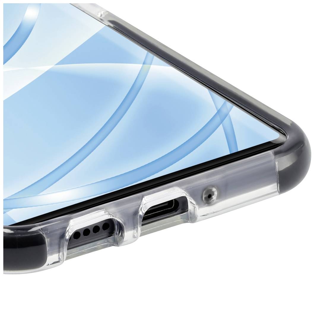 Hama Protector Coque arrière Samsung Galaxy A33 5G noir, transparent résistant aux chocs