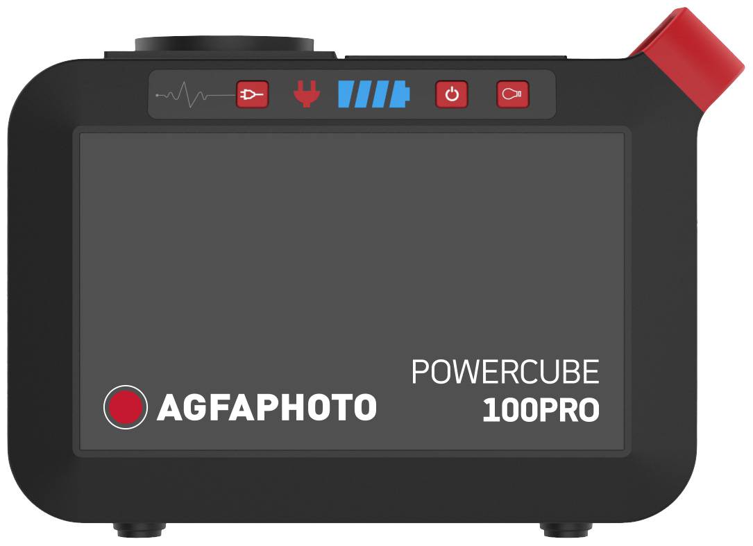 AgfaPhoto PPS100Pro Batterie externe Li-Ion noir, rouge sans régulateur de charge