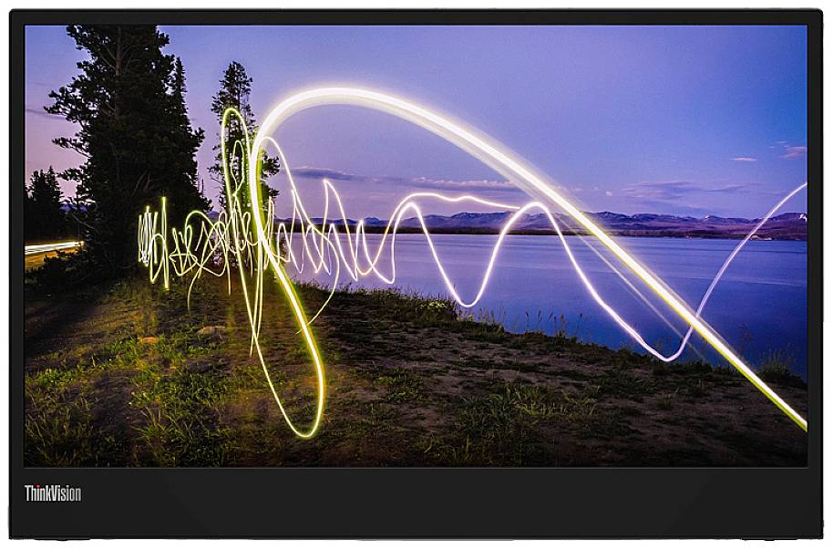 Moniteur LED Lenovo ThinkVision M15 CEE C (A - G) 39.6 cm 15.6 pouces 1920 x 1080 pixels 16:9 14 ms USB-C® IPS LED