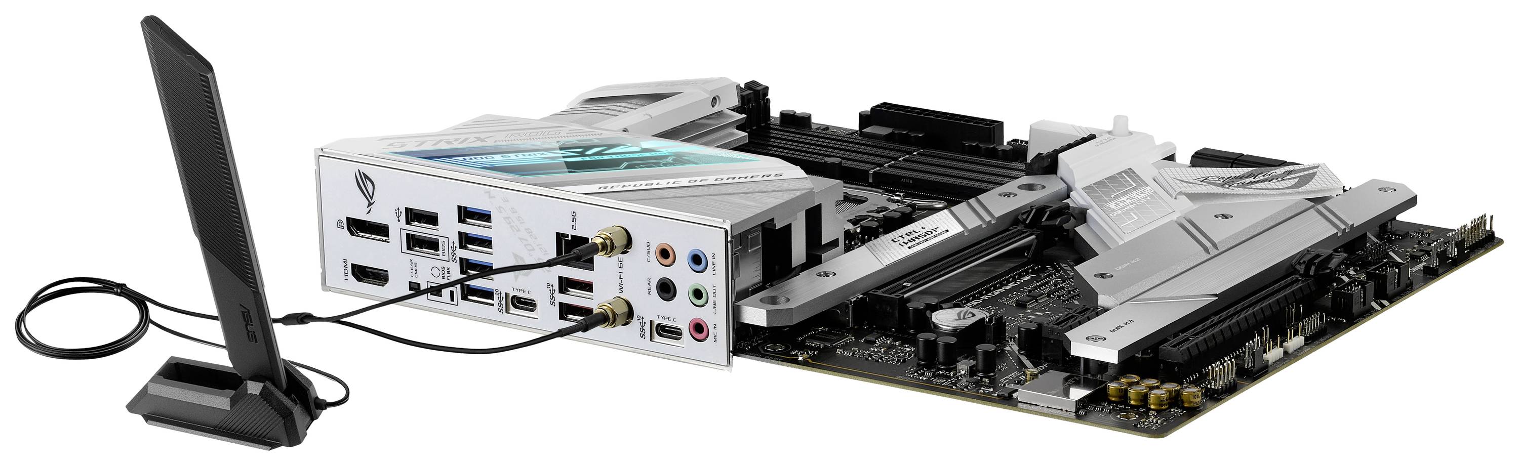 Asus ROG STRIX Z690-A GAMING WIFI Carte mère Socket (PC) Intel® 1700 Facteur de forme (détails) ATX Chipset de la carte mère