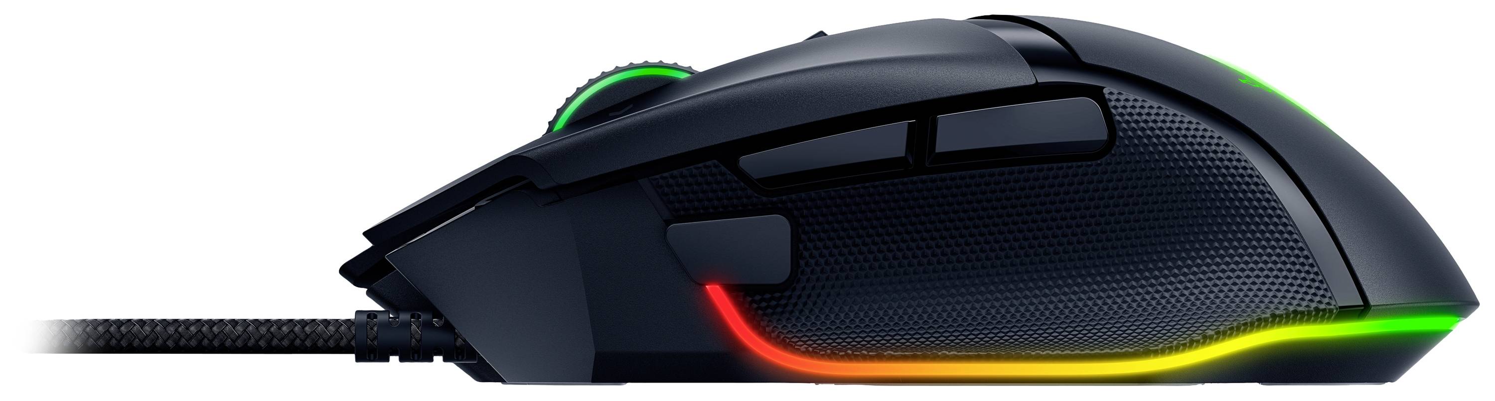 RAZER Basilisk V3 Souris de gaming ergonomique filaire optique noir 11 Boutons 26000 dpi éclairé, ergonomique