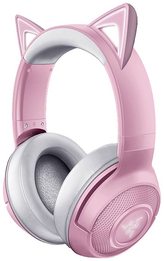 RAZER Kraken BT Kitty Edition Gaming Micro-casque supra-auriculaire Bluetooth Stereo rose volume réglable
