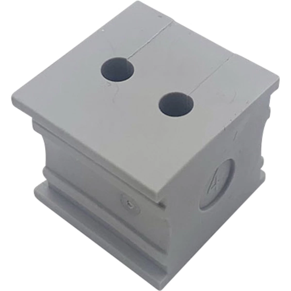 TRU COMPONENTS ELT 2/4 Passe-câbles fendu Ø max. des bornes 4 mm Elastomère gris TRU COMPONENTS ELT 2/4 Passe-câbles fendu Ø max. des bornes 4 mm Elastomère gris