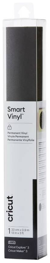 Cricut Smart Vinyl™ Permanent Film noir (brillant)