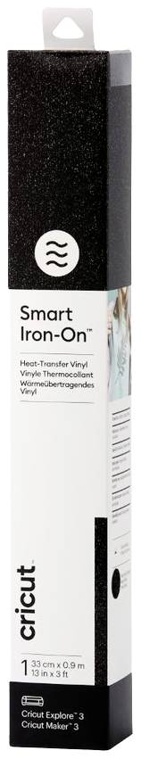 Cricut Smart Iron-On™ Film noir, effet scintillant