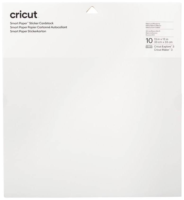 Cricut Smart Paper™ Carton de couleur Largeur de coupe 30.5 cm blanc