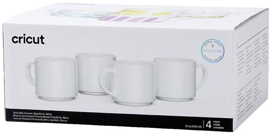 Cricut 2009392 Tasse 300 ml blanc 4 pc(s)