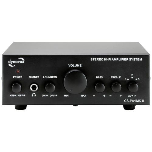 Dynavox Amplificateur stéréo x noir Dynavox Amplificateur stéréo x noir
