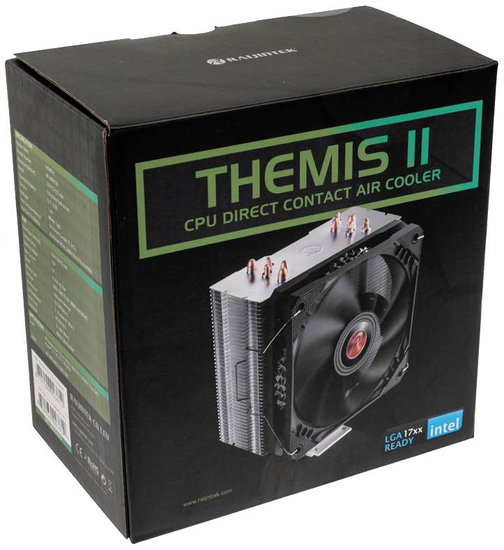 Dissipateur thermique pour processeur avec ventilateur Raijintek THEMIS II