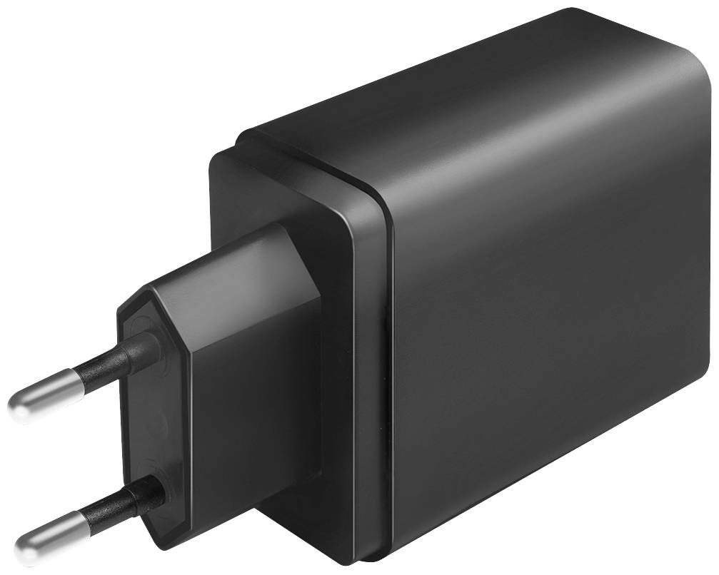 LogiLink Chargeur USB 15 W 1x USB-C®, 3x USB-A noir intérieure