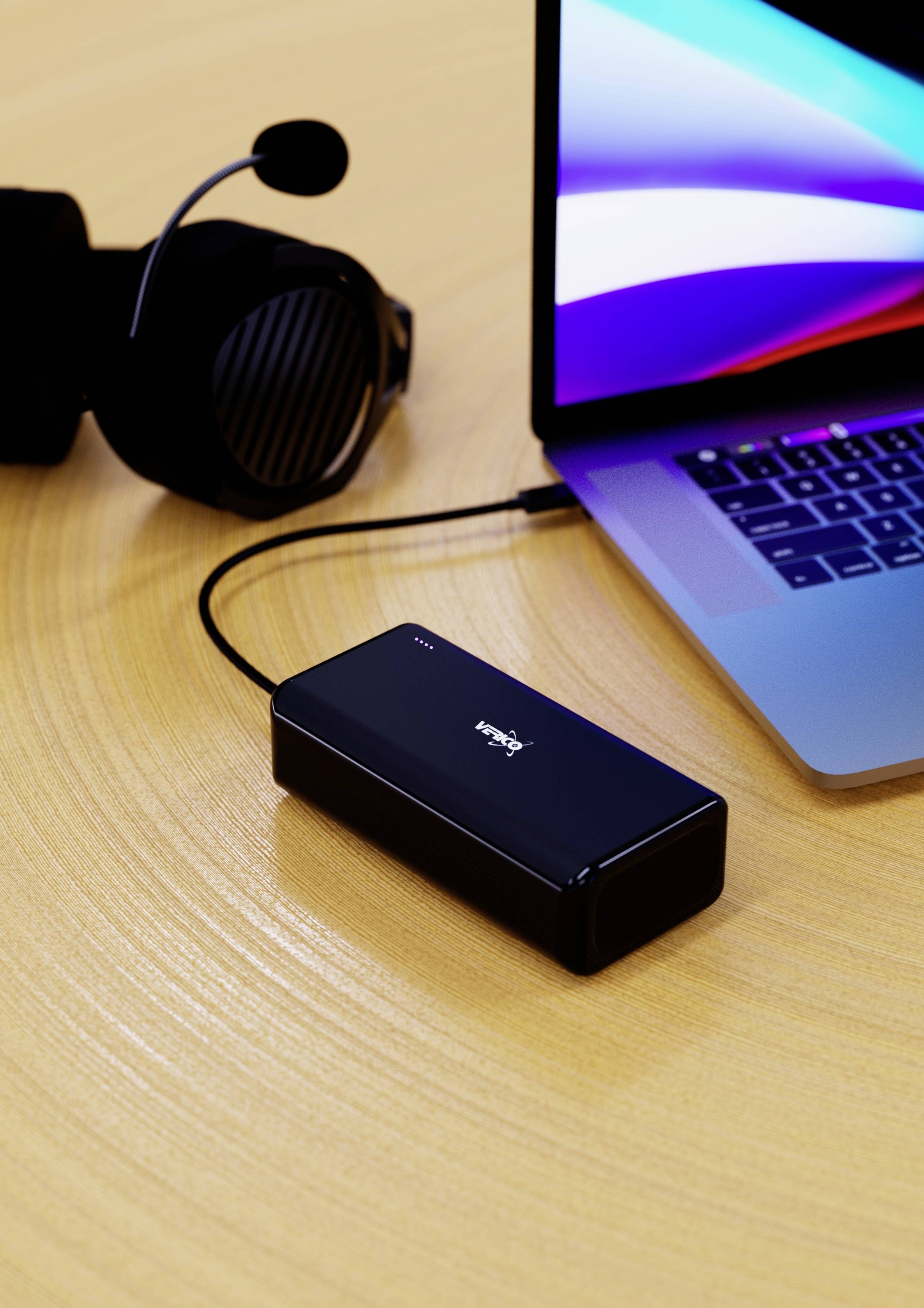 Verico Power Pro PD Powerbank (batterie supplémentaire) 30000 mAh LiPo USB-A, USB-C® noir