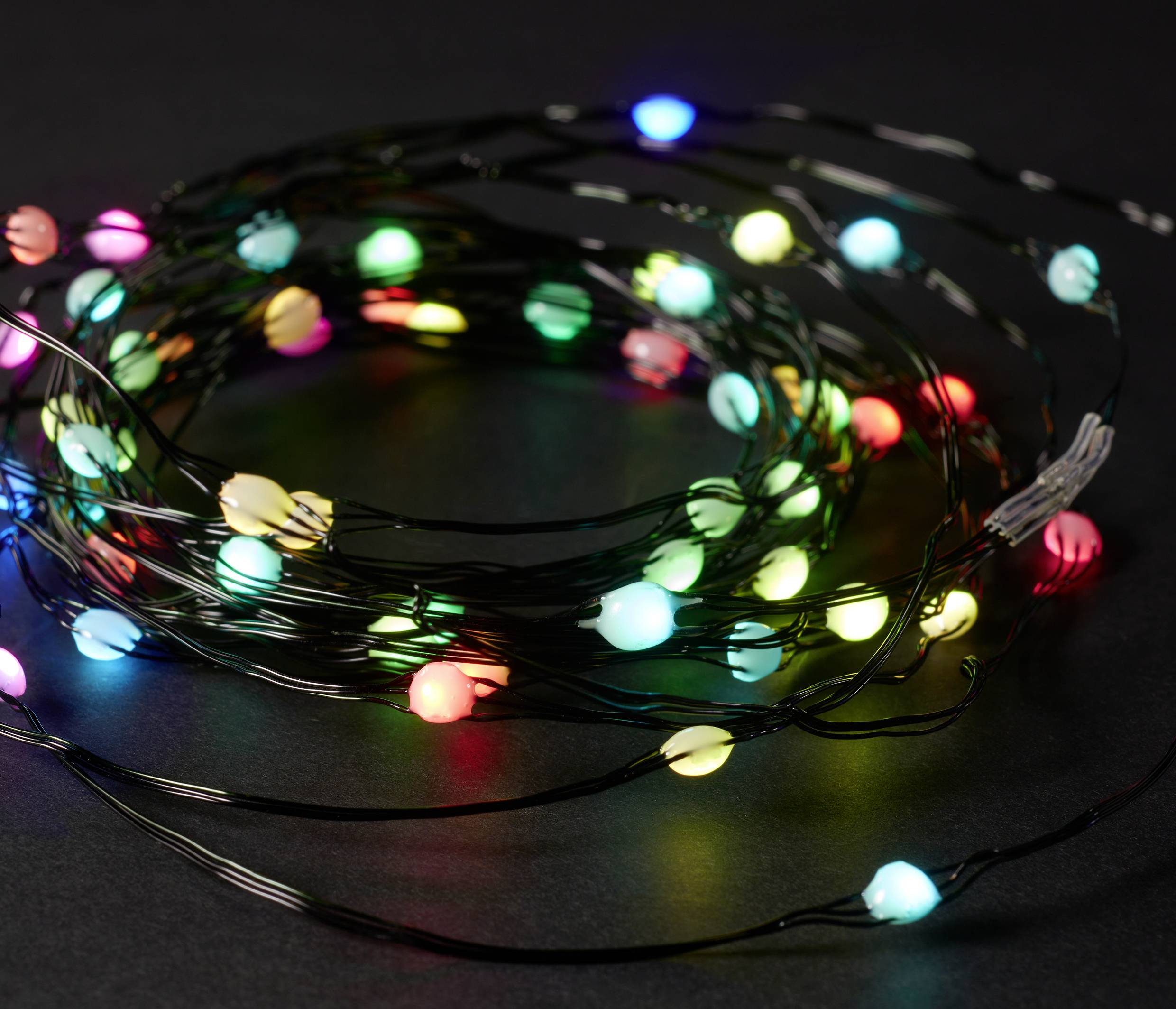 Sygonix SY-5167250 Guirlande lumineuse LED via USB Nombre de lumière 200 LED RVB Longueur éclairée: 19.9 m commandé via une