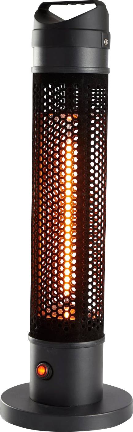 SHX Radiateur infrarouge 800 W 3 m² noir