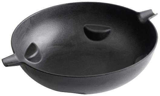 tepro Garten wok Accessoire poêle en fonte noir