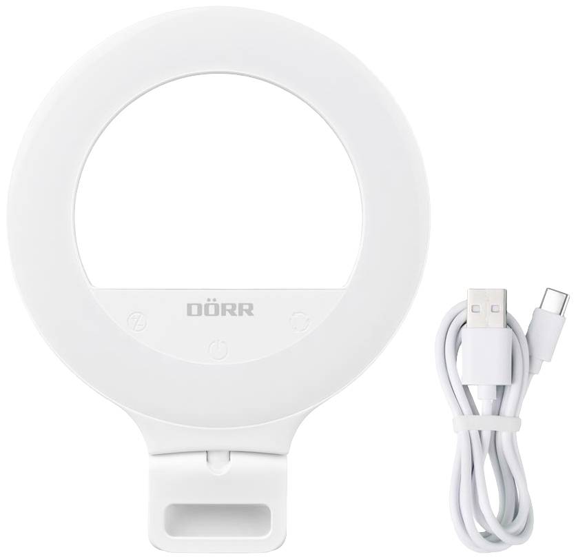 DÖRR Business LED Selfie Ringlicht SLR-13 Anneau lumineux LED Nombre de LEDs=80 bicolore