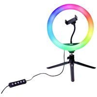 DÖRR Vlogging Kit VL-26 RGB Anneau lumineux LED Nombre de LEDs=130 DÖRR Vlogging Kit VL-26 RGB Anneau lumineux LED Nombre de LEDs=130